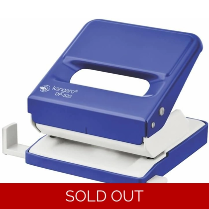 Kangaro DP-520 2-Hole Punch, 25 Sheets Capacity, Assorted